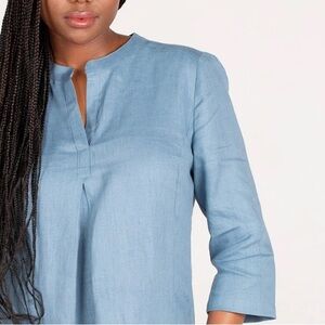 Loro Piana Linen Tunic Blouse